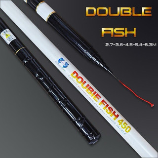 Cần Câu Tay Double Fish thu gọn ~ 65cm tặng kèm ốp cần