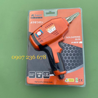 Mỏ hàn xung 100W nóng cực nhanh,vỏ máy bằng nhựa ABS Kapusi K-9026, mỏ hàn thiếc