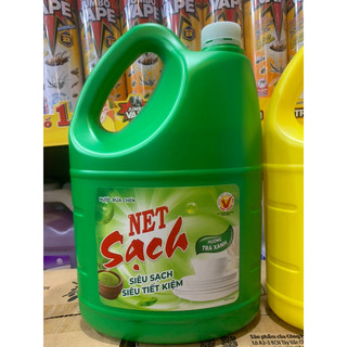 Nước Rửa Chén NET Sạch Can 3.8Kg - MẪU MỚI