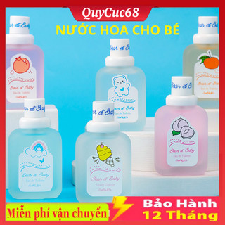 Nước hoa xịt thơm bear baby trẻ em 50ml .