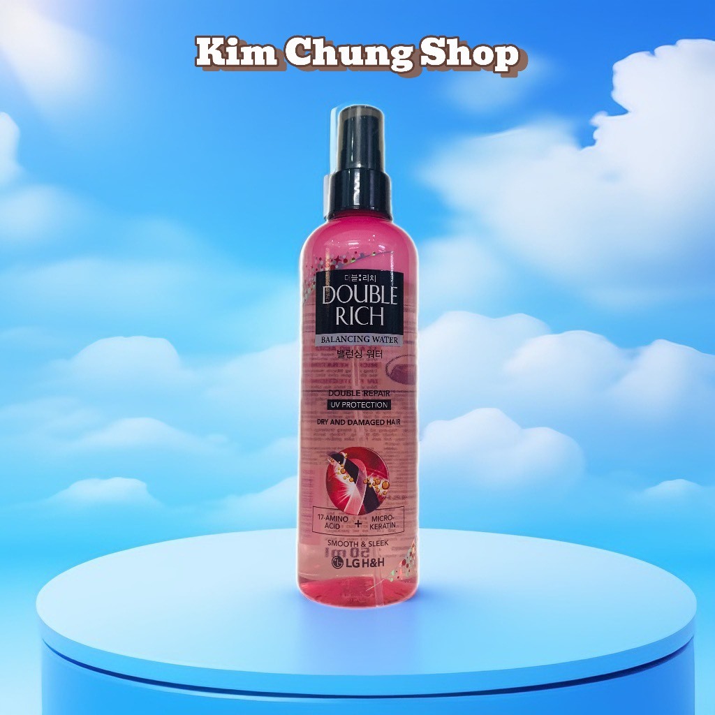 Nước xịt dưỡng tóc Double Rich Hồng 250ml