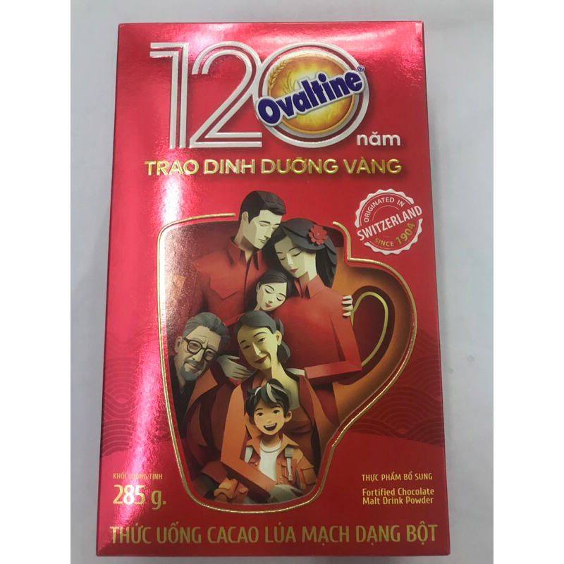 Ovaltine bột hộp giấy 280g