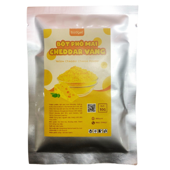 Bột phô mai cheddar Hàn Quốc 50g - The Cakeki Shop
