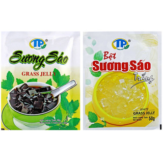 Bột sương sáo đen, trắng, bột sương sa thuận phát gói 50g