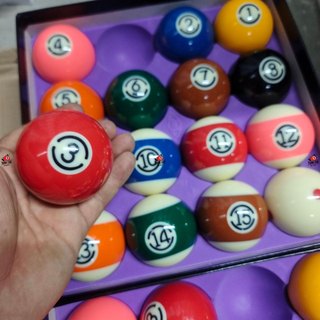 Lẻ Bóng Bida Lỗ Black Mắt Gà - Bóng Lẻ Dyna Số Bi-A Pool Bình Dân Thịnh Tâm