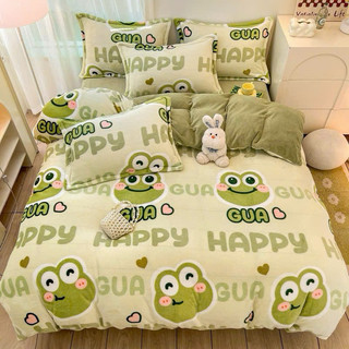 (Rẻ vô địch) Bộ ga gối cotton poly 3 món 1ga bo chun+2 vỏ gối đầu được chọn mẫu