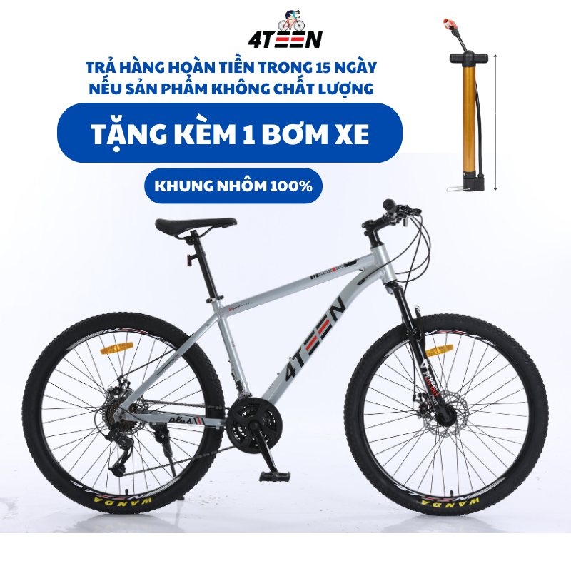 [KHUNG NHÔM] xe đạp 4TEEN mới nhất 2024, xe đap thể thao líp 8 tầng 24 tốc độ bảo hành 6 năm