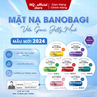 Mặt nạ giấy cấp ẩm dưỡng trắng da banobagi vita genic jelly mask 30ml x 10
