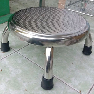 Ghế inox ngồi thấp ,ghế ngồi xổm rửa chén bát , giặt đồ an toàn tiện lợi