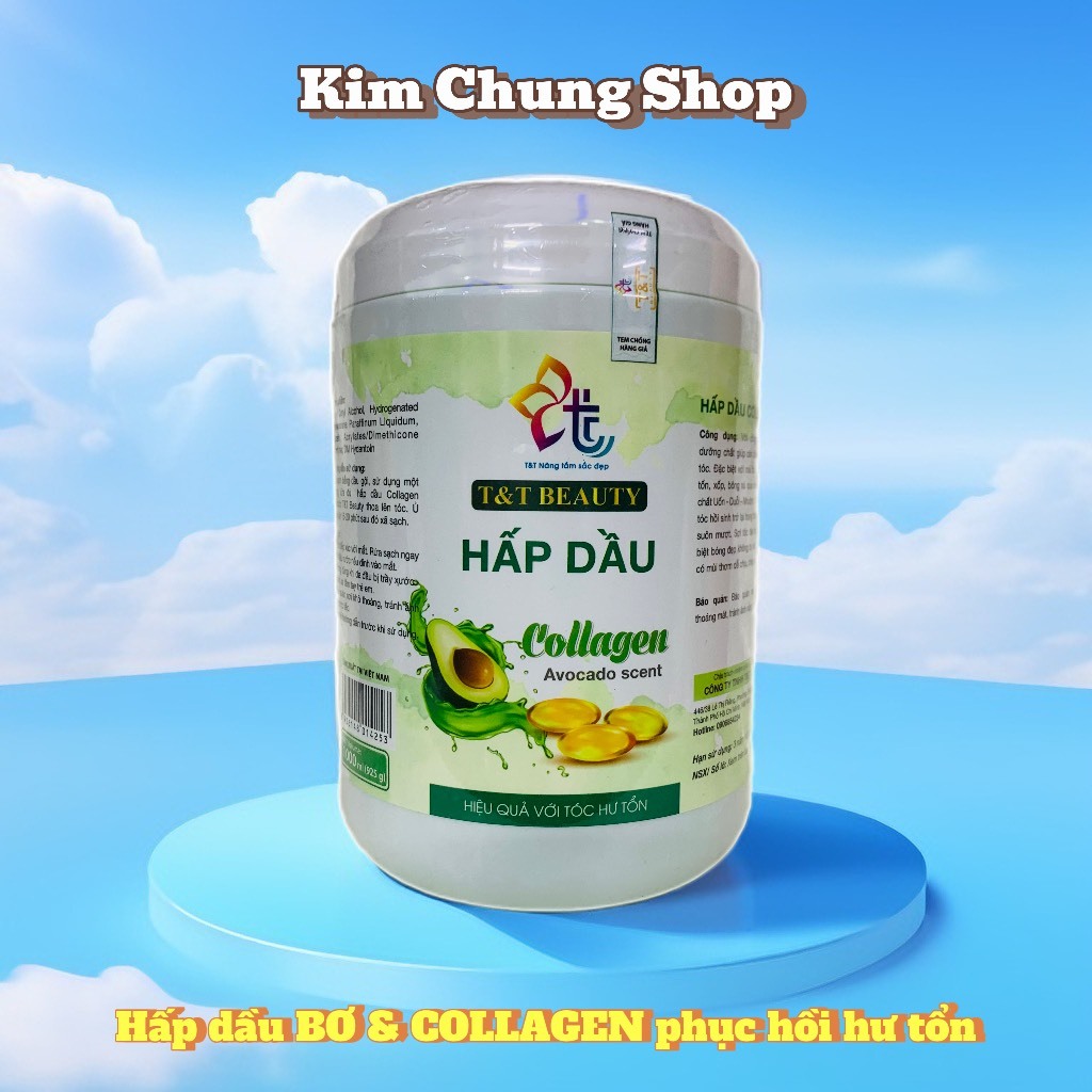 Hấp dầu Collagen Avocado T&T Beauty 1000ml