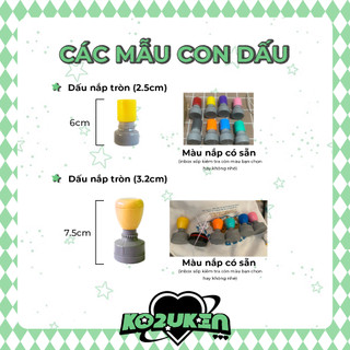 Con dấu theo yêu cầu (INBOX shop trước khi đặt hàng)