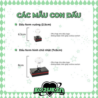 Con dấu theo yêu cầu (INBOX shop trước khi đặt hàng)