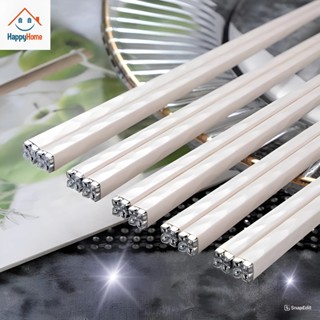 Đũa sợi thuỷ tinh chống nấm mốc, đũa ăn cơm kháng khuẩn chống trơn trượt chịu nhiệt cao phong cách hiện đại sang trọng