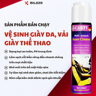 Dung Dịch Vệ Sinh Giày - Bình Xịt Vệ Sinh Giày - Làm Sạch Áo Da, Túi Xách, Đa Năng