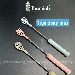 Cây đánh cà phê, đánh trứng trục inox dài 30cm