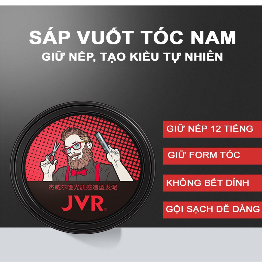 Sáp Vuốt Tóc VETES Sáp Tóc Hương Nước Hoa Giữ Nếp Tạo Kiểu Tự Nhiên Lên Đến 10H Thơm Lâu 80g