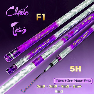 Cần Câu Tay Chiến tầm 5H F1 Chuyên câu cảm giác tặng kèm túi vải ngọn trục phao và lưỡi