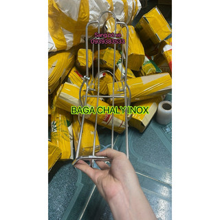 Baga giữa gắn chaly inox cao cấp