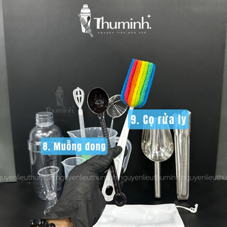 Combo 11 Món Dụng Cụ Pha Chế Trà Sữa, Cocktail