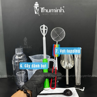 Combo 11 Món Dụng Cụ Pha Chế Trà Sữa, Cocktail