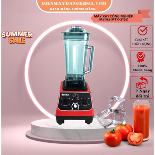 Máy xay sinh tố công nghiệp matika mtk-3152 công suất 1500w