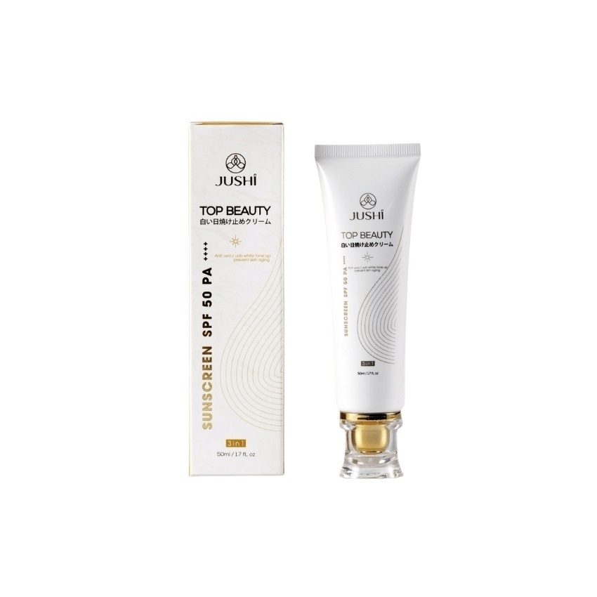 Kem Chống Nắng Top Beauty Jushi SPF 50+ 3 trong 1 - Minh Nguyệt Beautiful