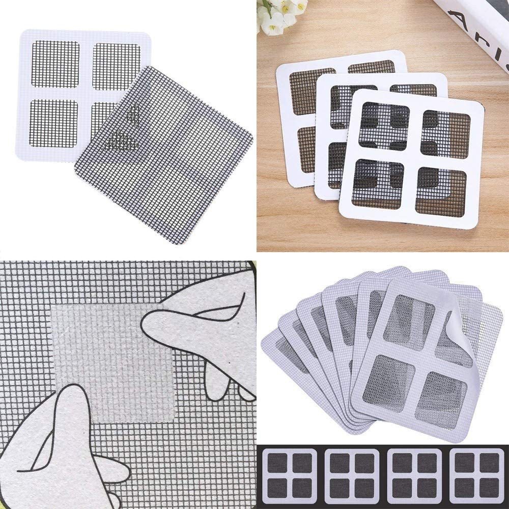COMBO 10 Miếng Lưới 10x10cm Dán Chắn Côn Trùng Muỗi Ruồi Hoặc Vá Lỗ Thủng Màn