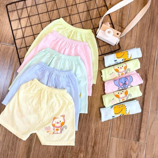 Quần đùi cotton in hình dễ thương cho bé