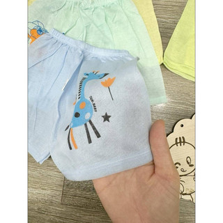 Quần Đùi Cotton In Hình Dễ Thương Cho Bé