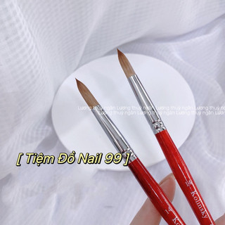 Cọ đắp bột Kolinsky Germany chính hãng - Cọ đắp bột cao cấp số 12,14,16 lông chồn mượt chuyên dụng làm nail