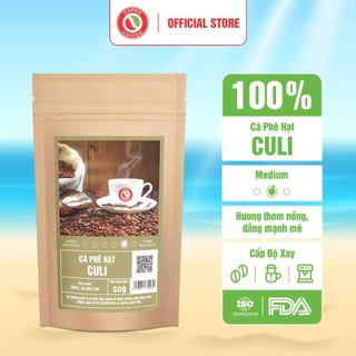 Cà Phê Culi Robusta Copen Coffee đặc biệt - nguyên chất rang mộc vị đắng đậm, thơm nồng, hậu vị sâu - Gói 50G