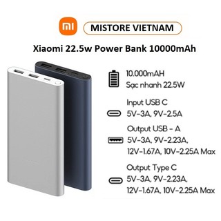 Pin sạc dự phòng Xiaomi 22.5W Type-C In/Out Power Bank 10000mAh