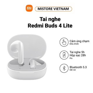 Tai nghe Xiaomi Redmi Buds 4 Lite Kết Nối Bluetooth 5.3 Lọc Tiếng Ồn