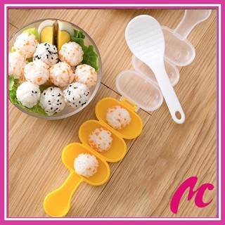 Khuôn cơm lắc bento tạo hình tròn kèm thìa Siêu_Rẻ 00195