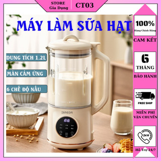  Máy làm sữa hạt ZENGON cối thủy tinh thể tích 1.2 LÍT - Máy Xay Đa Năng ZENGON CAO CẤP