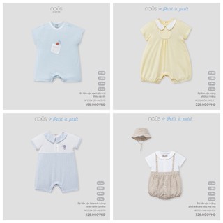 [ Nous BỘ BODY CỘC cho bé 0-12m ] body cộc cho bé trai bé gái cao cấp