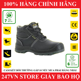 Giày bảo hộ lao động Safety Jogger Bestboy S3⚡ FREESHIP ⚡Chất Da Thật, Chống Thấm Nước, Đế PU