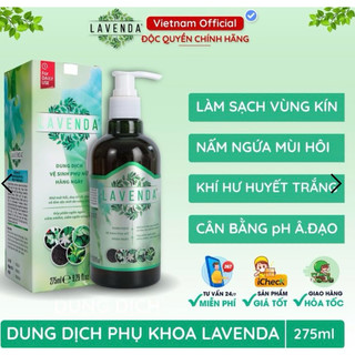 Combo 1 lọ rửa (275ml) + 1 lọ xịt ( 60ml) hỗ trợ giảm viêm nhiễm nấm ngứa Pk