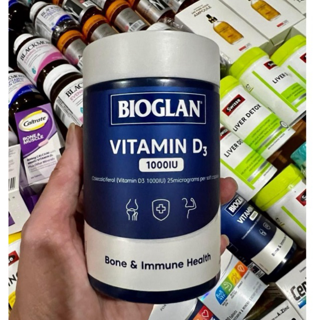 Bioglan Vitamin D3 1000IU 250 Capsules