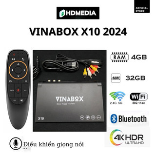 Vinabox x10 2024 ram 4gb rom 32gb android12