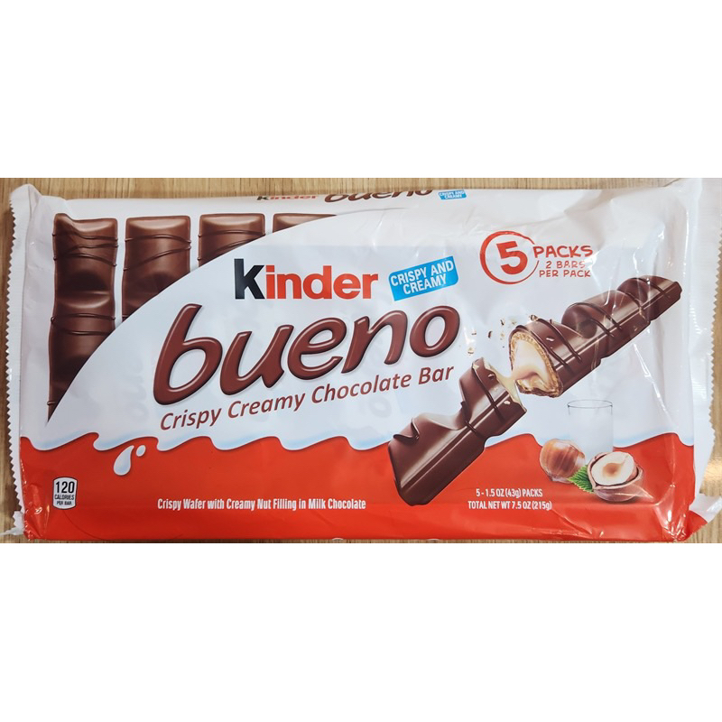 🍫🌰 SOCOLA SỮA KINDER BUENO BỌC HẠT ĐIỀU GIÒN NHÂN KEM TƯƠI CRISPY CREAMY CHOCOLATE BAR GÓI 344G U.S.