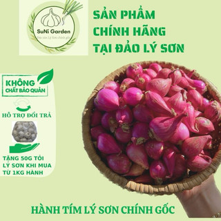 Hành tím lý sơn suni bịch lưới 1kg, hành lý sơn - đặc sản lý sơn chính gốc