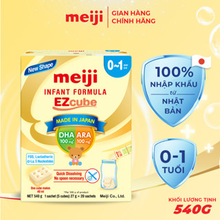 Sản Phẩm Dinh Dưỡng Công Thức Meiji Infant Formula EZcube - Nhập khẩu chính hãng (540g)
