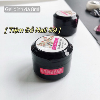 Gel đính đá nail đá khối , gel gắn đá trang trí móng siêu bền