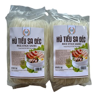 Hủ Tiếu Sa Đéc - Lê Lợi Food - Chuyên Dùng Cho Hủ Tiếu Nam Vang Sợi Nhỏ - Hàng Xuất Khẩu Combo 2 Gói