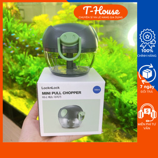 Dụng cụ xay tỏi ớt Locknlock lưỡi dao sắc bén CKS321GRN, Máy xay tỏi ớt Lock & Lock mini đa năng 3 lưỡi dao