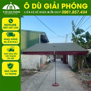 Ô DÙ Mái Chéo nghiêng Ô che nắng,mưa ngoài trời(Chống thấm 100%) kích thước 2mx2m5_ 2m5x3 cao 2m9 Chưa bao gồm chân đế