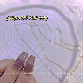 Dây xích đá gắn móng siêu đẹp - chiều dài dây 20cm