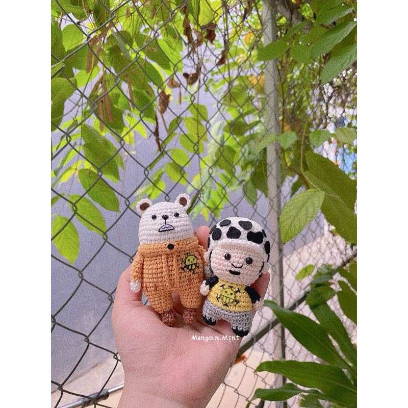 Móc khoá len Handmade Law, Bepo (OnePiece)