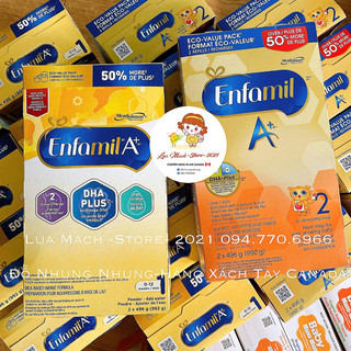 Sữa enfamil a+ canada số 1 và số 2,chuẩn air-đủ bill